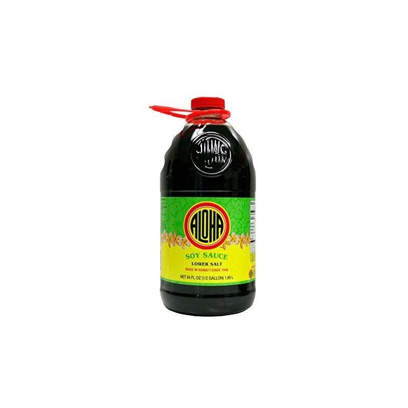 Aloha Hawaiian Shoyu Soy Sauce 64 Ounce (Choose from 6