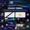 Weinsamkeit LED Interior Lighting, Acrylic Car RGB Ambient Lighting Strip