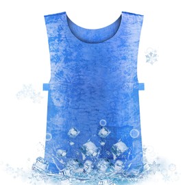Holubec Cooling Vest, Cool Vest, Water Cooling Clothes, Summer Cooling Work Clothes, Ice Vest, Heat Stroke Prevention, Heat Prevention, Goods, No Electric Ice Packs Required, Keeps Cold for Long Times
