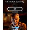 NIVEOLI Cámara Web 4K con micrófono y Cubierta de privacidad