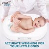 Smart Weigh Accurate Digital Baby and Pet Scale with Changing