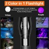 MVIOCS UV 2 in 1 Flashlight, Portable Waterproof Blacklight Flashlight,