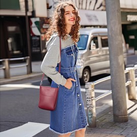 CLUCI Small Crossbody Bags for Women Trendy PU Leather Cell Phone Purse Wallet with Adjustable Strap