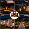 2026 Gen2 Flame Solar Lantern Outdoor Lights, 4Pack Hanging Lantern