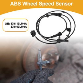 Partuto ABS Wheel Speed Sensor Kit No.479113LM0A/479103LM0A Front Left Right ABS Sensor Set Anti-Lock Braking System Sensor for Nissan NV200 2015-2019