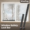 WooFog（Short） Window Security Bar Adjustable, Window Bars Security Inside, Window