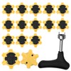 Bootoow Golf Shoe Spikes, 16 Golf Spikes with 1 Handheld
