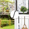 Christmas Wreath Hook, Wreath Hanger, Entryway, S-Shaped Hook, Black, New