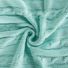 Cotton Cable Knit Toddler Blanket, Breathable and Super Soft 30x40