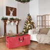 Elf Stor Premium Bolsa para arbol de navidad, Rojo, 64.5