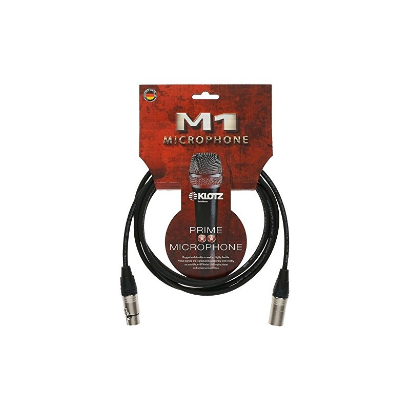 Klotz M1FM1 N0500 – CABLE MICROPHONE 5 Meters/16.5 Feet