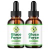 Purvia (2 Pack) Gluco Force Drops Extra Strength Formula Supplement