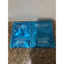 Elemis Musclease Herbal Bath Synergy Lot Of 2 Sachets 30g 1.1oz Body Performance