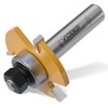 XDENGP 1/2 Shank 3 Wing Slotting Cutter Router Bit for