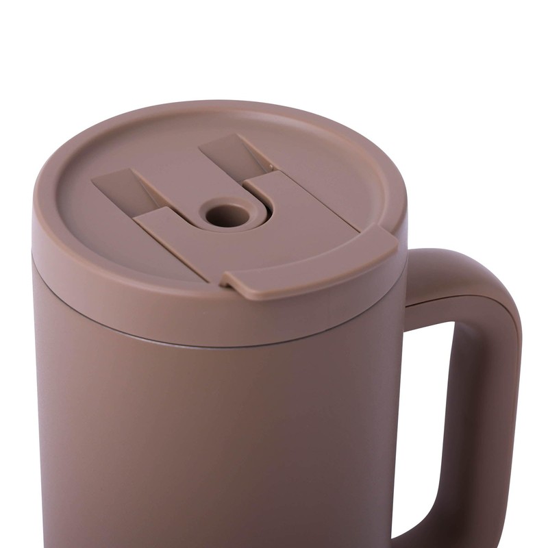 Manna Leisure Stainless Steel Insulated Tumbler with Leak-Proof Dual Function