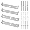 Emperoch 4Pcs Lighting Fixture Ceiling Plate Bracket, 105mm & 110mm