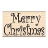 Stamps by Impression Merry Christmas Rubber Stamp ST 0704