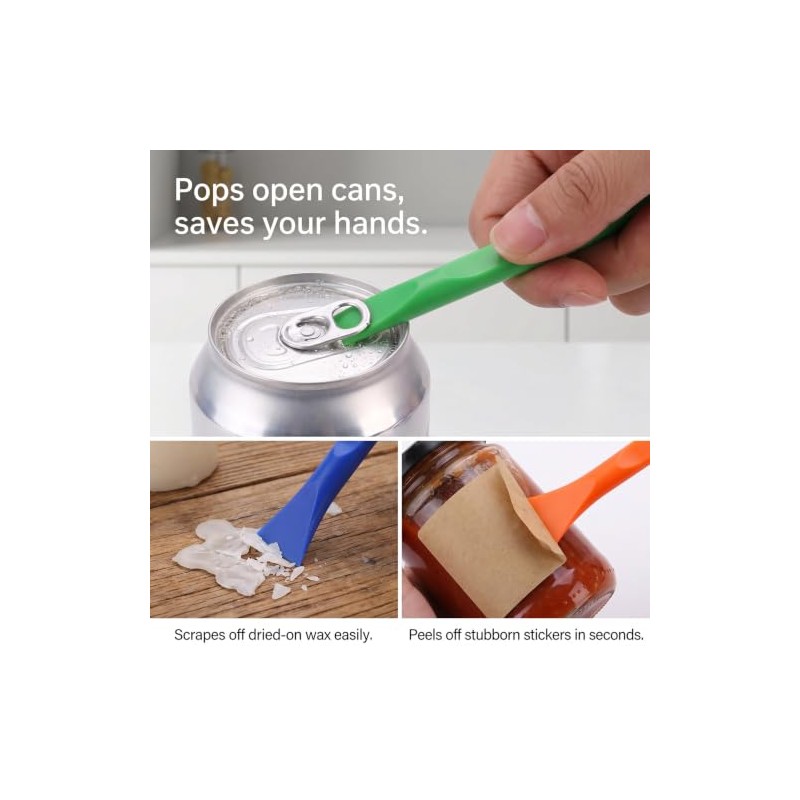 15 Pcs Plastic Scraper Tool, Pen-Shaped Non-Scratch Crevice Cleaning Tool