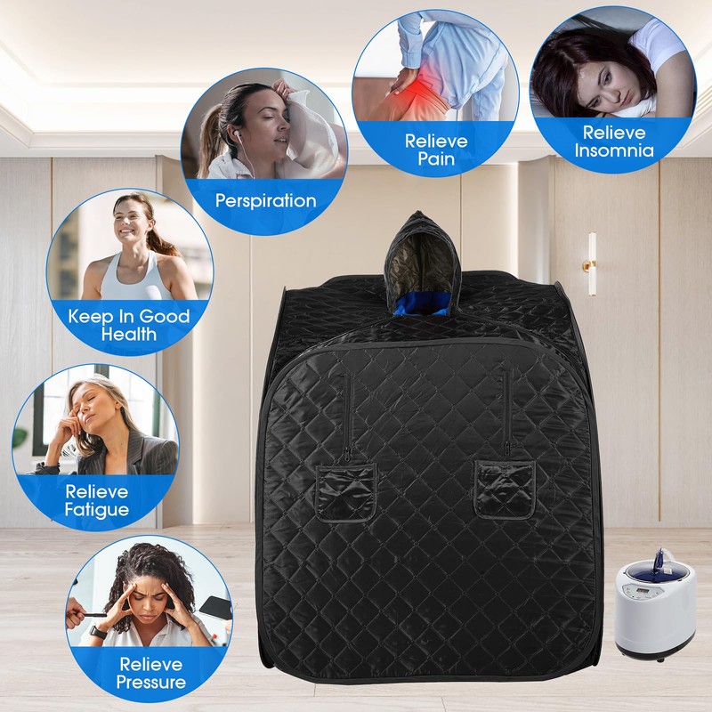 VARIPOWDER Portable Steam Sauna for Home Spa, Sauna Tent with