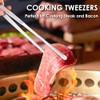 Gutsdoor キッチンピンセット トング 304ステンレススチール フードトング シェフピンセット 料理 BBQ パスタ用 (12インチ幅)