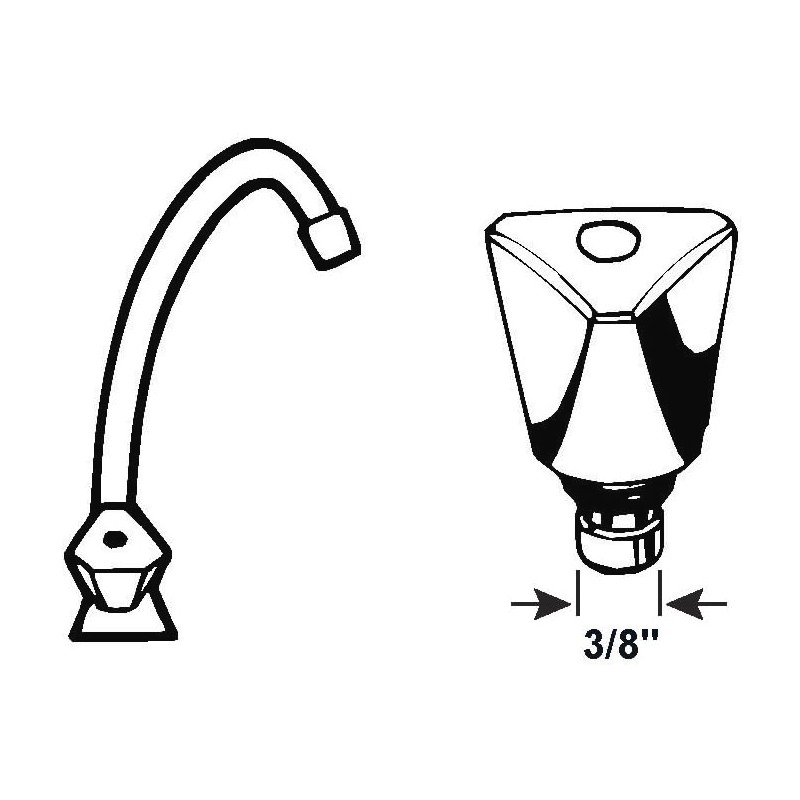 CORNAT TEC302700 3/8-inch Top Part Fitting Cap