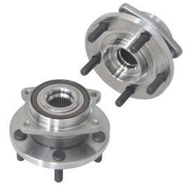 Forlevlaep 2Pcs 513263 Front Wheel Hub & Bearing Assembly Left/Right for Chrysler 200 2011-2014, for Chrysler Sebring 2007-2010, for Dodge Avenger 2008-2014 w/ABS 5 Lugs