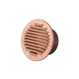 Griglia aerazione coperchio rame corpo plastica diametro 120 mm.
