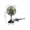 Alipis Mini Portable Car Fan Versatile Cooling for Cars and