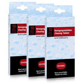 3 x Nivona NIRT 701 VE10 Cleaning Tablets 3 x 10 Pieces of 2 g