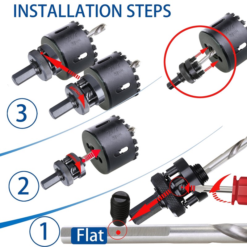 PLG2SUPT 3 inch Carbide Grit Hole Saw Cutter for Hardy