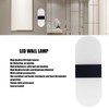 LED Wall Light Acrylic 360° Up Down 6W Warm Modern