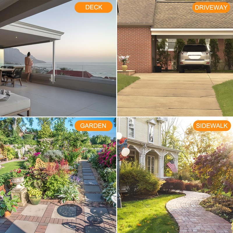 Pressure Washer Surface Cleaner with 4 Wheels (14 Inch)