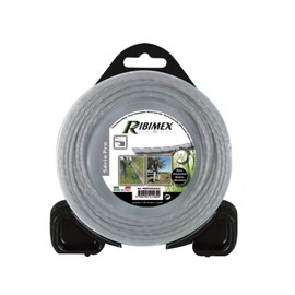 Ribiland PRDFS15X24ALS Aluminium Square Wire Spool, 2.4 x 15 m, Silver