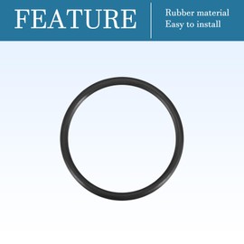 QUARKZMAN 32 mm x 28 mm x 2 mm Nitrile Rubber O-Rings x 10 Pieces Round Sealing Disc for Tap Plumber Repair Seal Connection [Black]