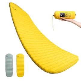 Qunature Air Mat, Camping Mat, R-Value 5.0, Thermal, Insulated, Cold Protection, Ultra Lightweight, Air Mat, Compact, Outdoor Tent, Mountain Climbing, Thickness 3.1 inches (8 cm)