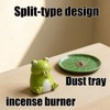 Quiet Prayer Frog Short Stick Incense Burner(for Sticks up to