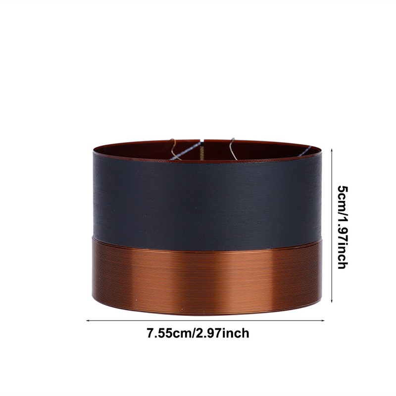1PCS 75.5mm Audio Bass Speaker Voice Coil Woofer Sound Drive