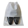 Sea Posh Non-Woven Drawstring Bag with Clear Window Shoe Storage