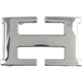 BELTINGER Hades Belt Buckle 4.0 cm | Buckle Interchangeable Buckle Belt Buckle 40 mm Solid | Interchangeable Belt up to 4 cm, glossy silver