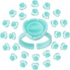Pretty memory Glue Rings for Eyelash Extensions 100PCS Lash Glue