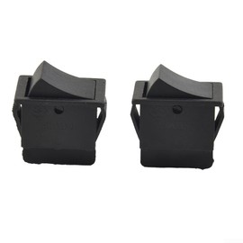 2 Rocker Foot Switches for Children's Electric Cars, Accelerator Pedal Reset Control for Children, Electric Cars, Gas Pedal Replacement, Black