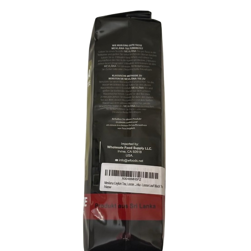 Mevlana - Pure Ceylon Loose Leaf Tea | Premium Black
