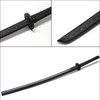2PCS Polypropylene Plastic Training Martial Sword，Black Practice Katana Sword with