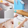 Meiloi Trash Bag Holder for Cupboards Kitchen Cabinet Door, Stainless