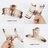 Pack of 5 Hair Claw Clips for Women Matte Claw