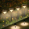Linkind Solar Lights Outdoor 8 Pack, Solar Pathway Lights, Warm