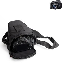K-S-Trade Camera Bag for Sony Cyber-shot DSC-HX350 Camera Bag Shoulder Bag for Sony Cyber-shot DSC-HX350 Colt, black, Camera Case for Sony Cyber-shot DSC-HX350