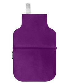 Wheat Bag Microwavable Bottle Shaped Heat Pack - 35cm x 22cm (Cotton Fabric - Purple)