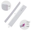 25 Pack 100/180 Grit Nail Files for Acrylic Nails, Rectangle