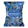 Sour Candy Twists Blue Raspberry Bulk Wrapped Candy 1LB Bag